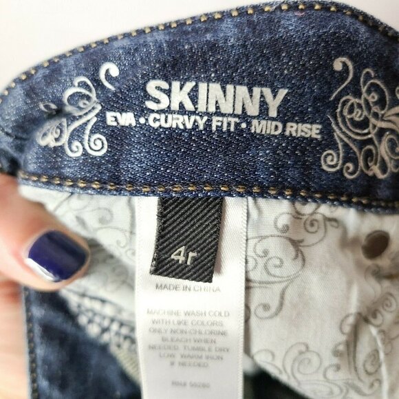 Express Curvy Size 4 Regular Jeans Skinny EVA 4 - Picture 4 of 8